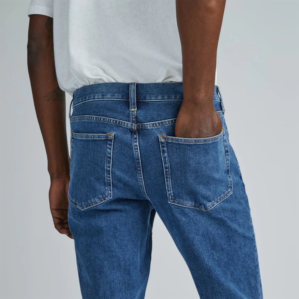 The Slim 4-Way Stretch Organic Jean | Uniform | Marine