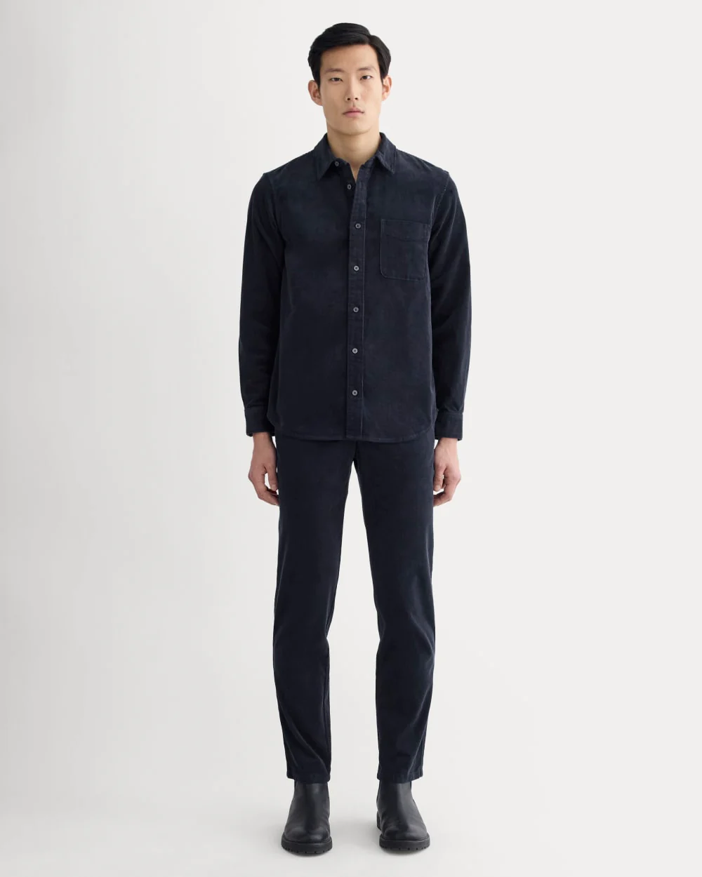 The Classic Shirt in Corduroy | Navy