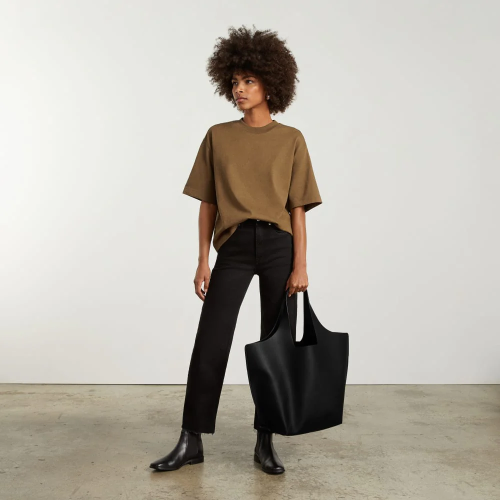 The Cactus Triangle Tote | Black