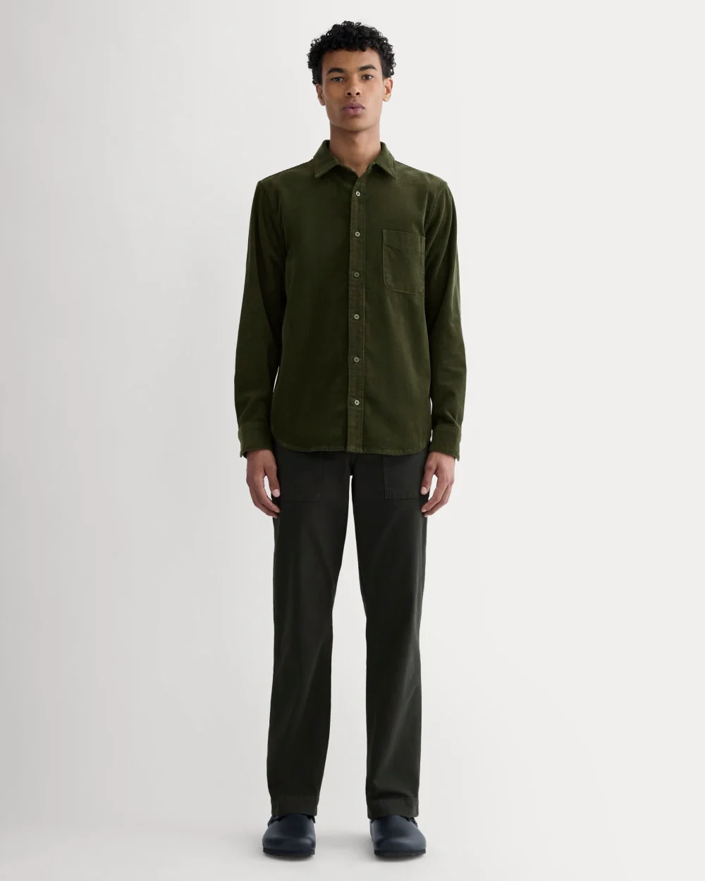 The Classic Shirt in Corduroy | Dark Forest
