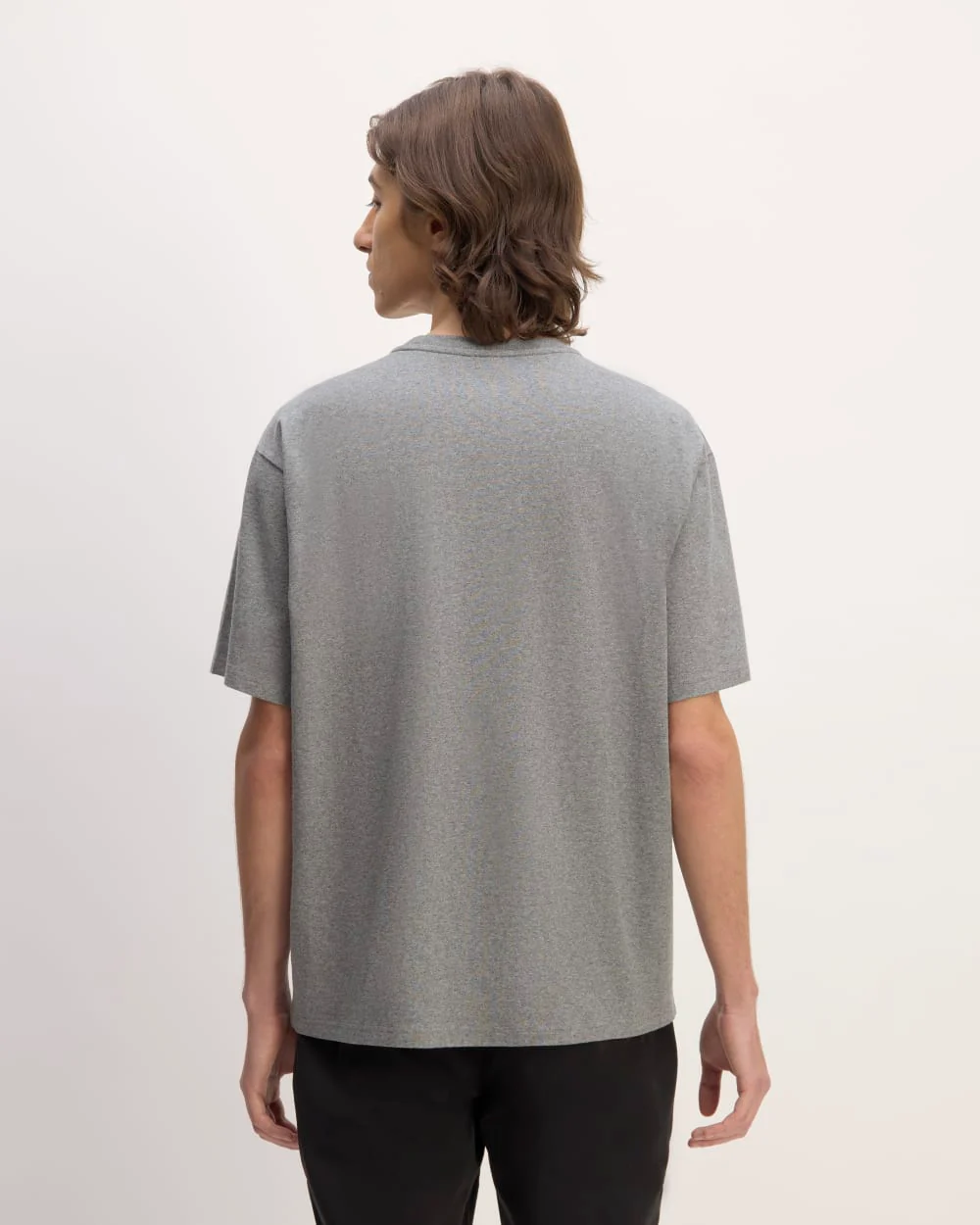 The Premium-Weight Relaxed Crew | Uniform | Heathered Mid-Grey