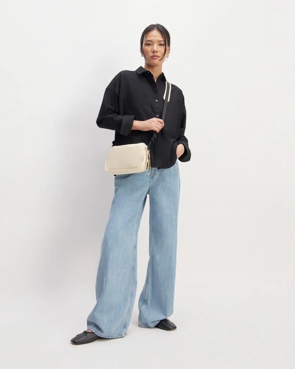 The Recycled Nylon Camera Bag | Parchment
