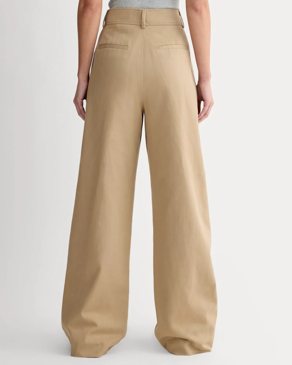 The Draper Pleated Pant in Buttersmooth | Ash Brown | 30" Inseam