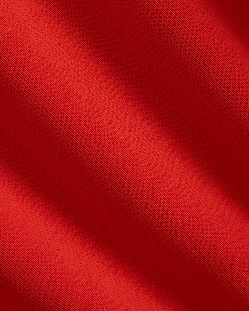 Luxe Fleece Full-Zip Cropped Hoodie | Fiery Red