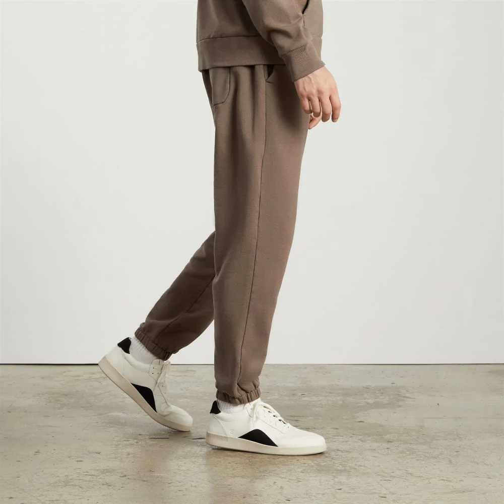 The ReLeather® Court Sneaker | Off White / Black